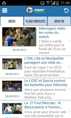 Foot Mercato android App screenshot 4